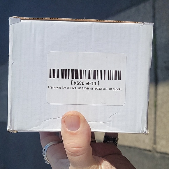 NEW Assholes Live Forever 12oz Black  Coffee Mug Tears of People I Have Offended - Picture 2 of 2